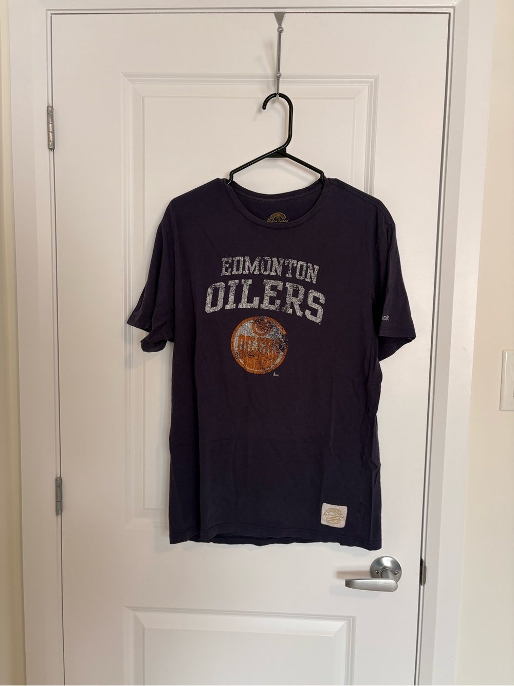 Edmonton Oilers Men's Navy Graphic T‑Shirt